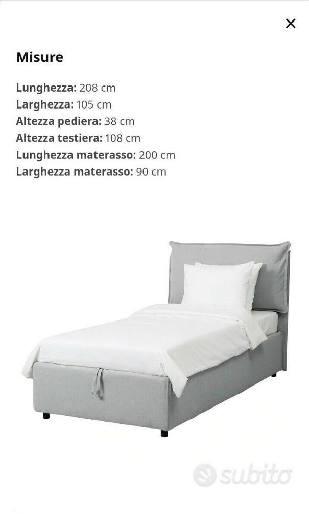 Letto Contenitore Materasso Su Misura Ikea Letto Contenitore