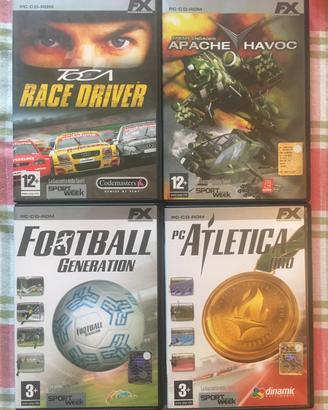 Giochi PC vario genere su CD ROM