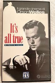 Orson Welles.  2VHS.  It's All True + Nem Tudo