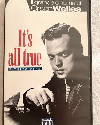 Orson Welles.  2VHS.  It's All True + Nem Tudo