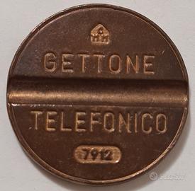 Gettone telefonico vintage 7912