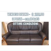 Divano pelle