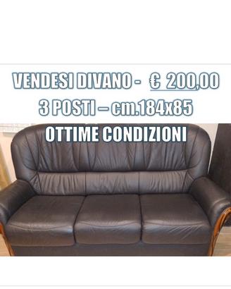 Divano pelle