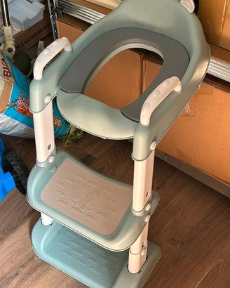 Riduttore WC con scaletta per bambini