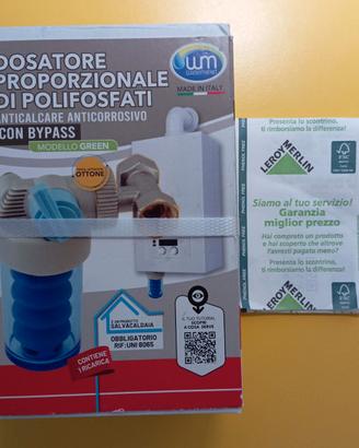 Dosatore proporzionale di polifosfati in polvere