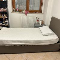 letto singolo con contenitore