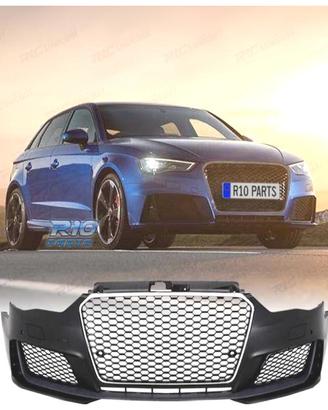 PARAURTI ANTERIORE AUDI A3 8V 12-16 LOOK RS3 PDC S