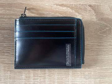 Portafoglio slim uomo pelle nero Piquadro