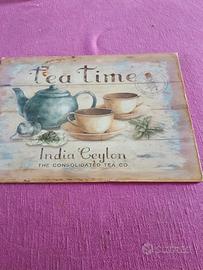 insegna Tea Time India Ceylon anni 70