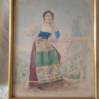 Onorato Carlandi, popolana in costume