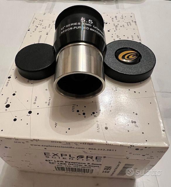 Oculare Explore Scientific 62° LER - 5.5 Mm, Ampio Campo Visivo, Ideale Per Chi Porta Occhiali - Foto 4