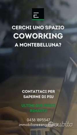 Postazione in coworking a Montebelluna