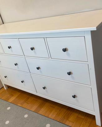 Cassettiera 8 cassetti IKEA HEMNES bianco
