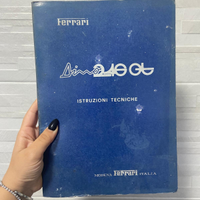 Ferrari 246gt istruzioni tecniche