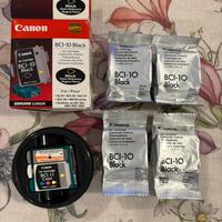 Stock cartucce Canon bci 4 nere e 1 color
