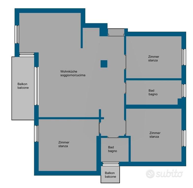Appartamento di 125 m² con 4 locali a Bolzano