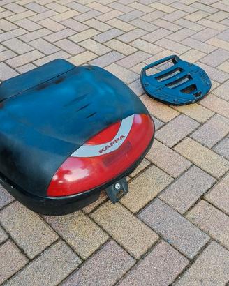 Bauletto moto Kappa + piastra Givi