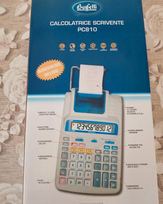 Calcolatrice scrivente buffetti PC810