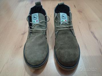 scarpe polacchine schuhe sneakers camoscio pelle m