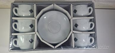 set tazzine con piattino Rioba