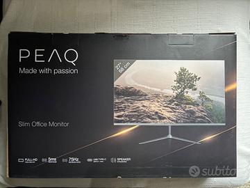 Schermo PEAQ Slim office Monitor 27 pollici