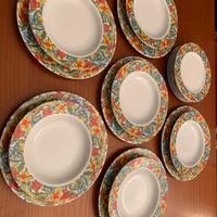 Set di piatti in porcellana vintage E. Luzzati