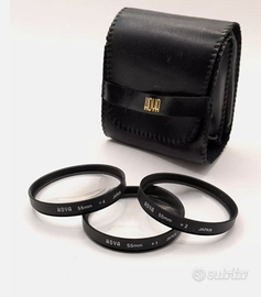 Set 3x Filtri foto Hoya Close-up +1 +2 +4 55mm