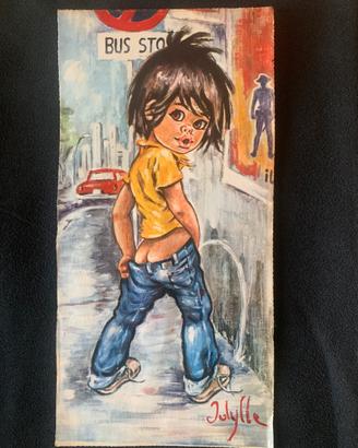 Jolylle Big eyes art ‘60-70 stampetta originale