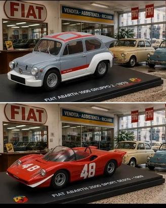 FIAT ABARTH 1000 PIÙ FIAT ABARTH 2000