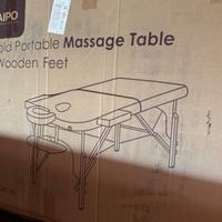 LETTINO MASSAGGIO NAIPO PROFESSIONALE  IN LEGNO