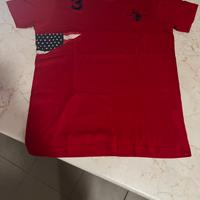 Maglietta polo rossa