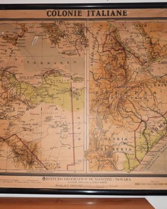 Antica carta Colonie Italiane
