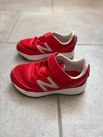 Scarpe new balance rosse taglia 25