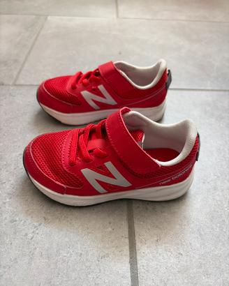 Scarpe new balance rosse taglia 25