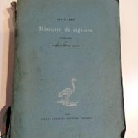 Libro Vintage "Ritratto di signora"