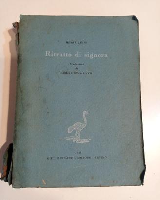 Libro Vintage "Ritratto di signora"