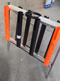 Cavalletto porta canne trota 8 posti
