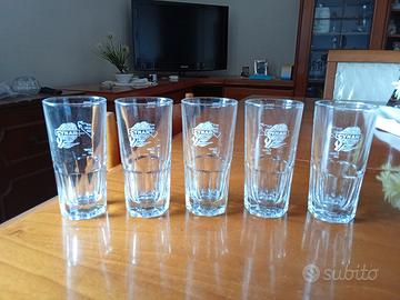 Set 5 Bicchieri Vintage CYNAR Anni '70 da Vetrina