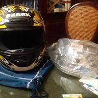 Casco shark integrale - taglia M doppia visiera