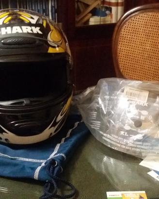Casco shark integrale - taglia M doppia visiera