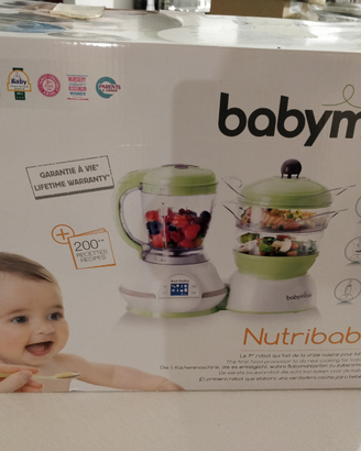 Vaporiera frullatore per l'alimentazione dei bimbi