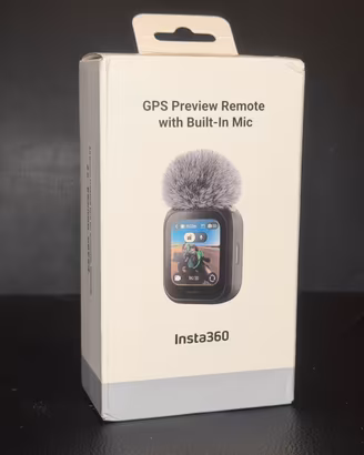 Telecomando GPS anteprima microfono Insta360 NUOVO