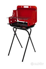 Barbecue a valigetta + Valigetta con 18 accessori