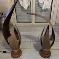 Lampade da tavolo Abat Jour in foglie di banano