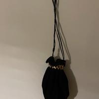 Borsa da collezione Braccialini camoscio nero