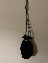 Borsa da collezione Braccialini camoscio nero