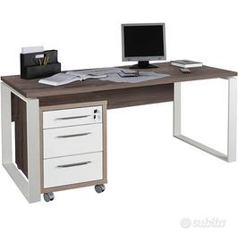 Scrivania + cassettiera 