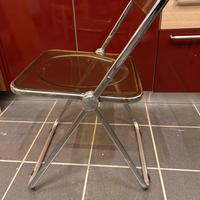 2 Sedie richiudibili metallo vintage