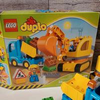 lego Duplo camion e scavatrice 