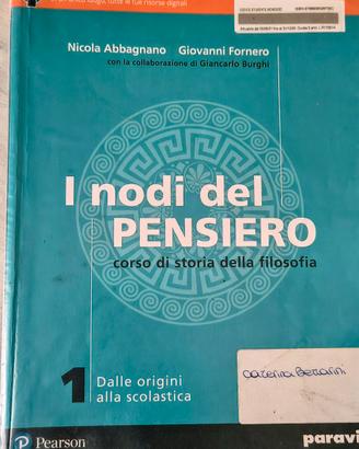 I NODI DEL PENSIERO ISBN 9788839528735